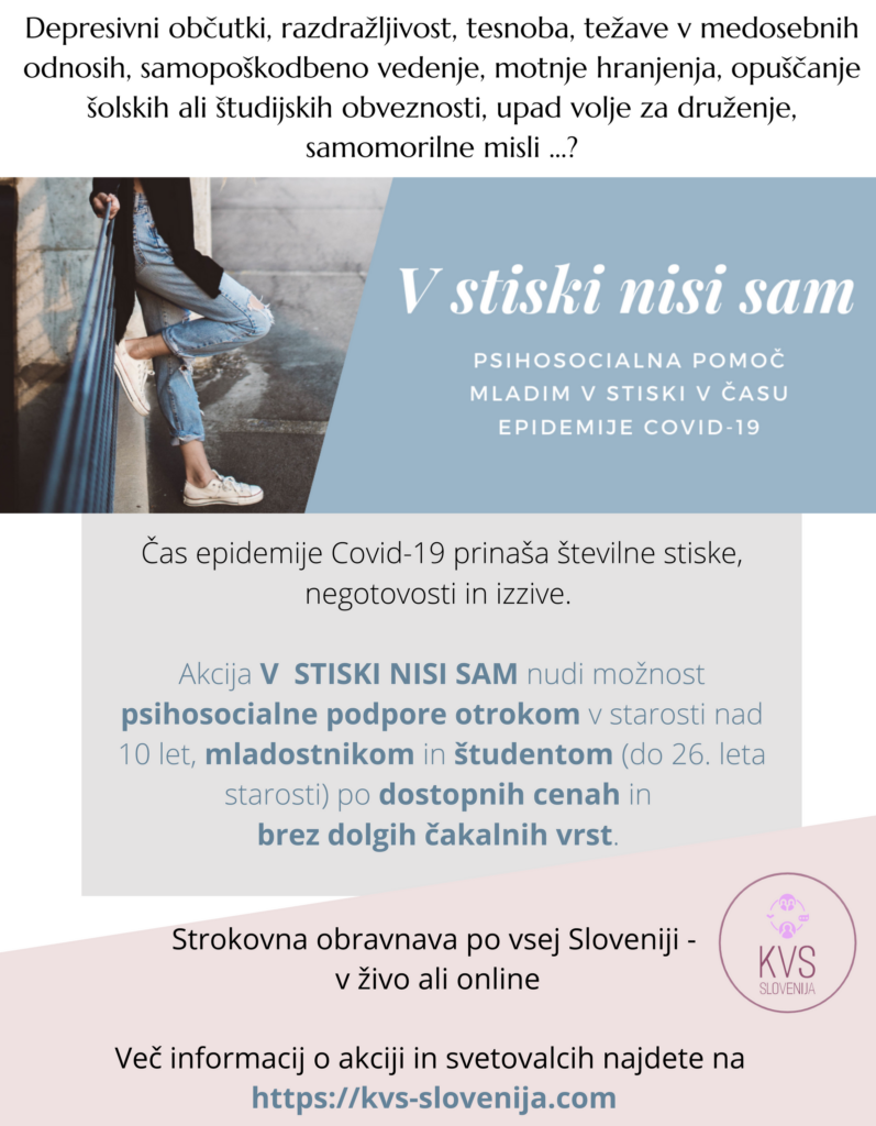 V stiski nisi sam